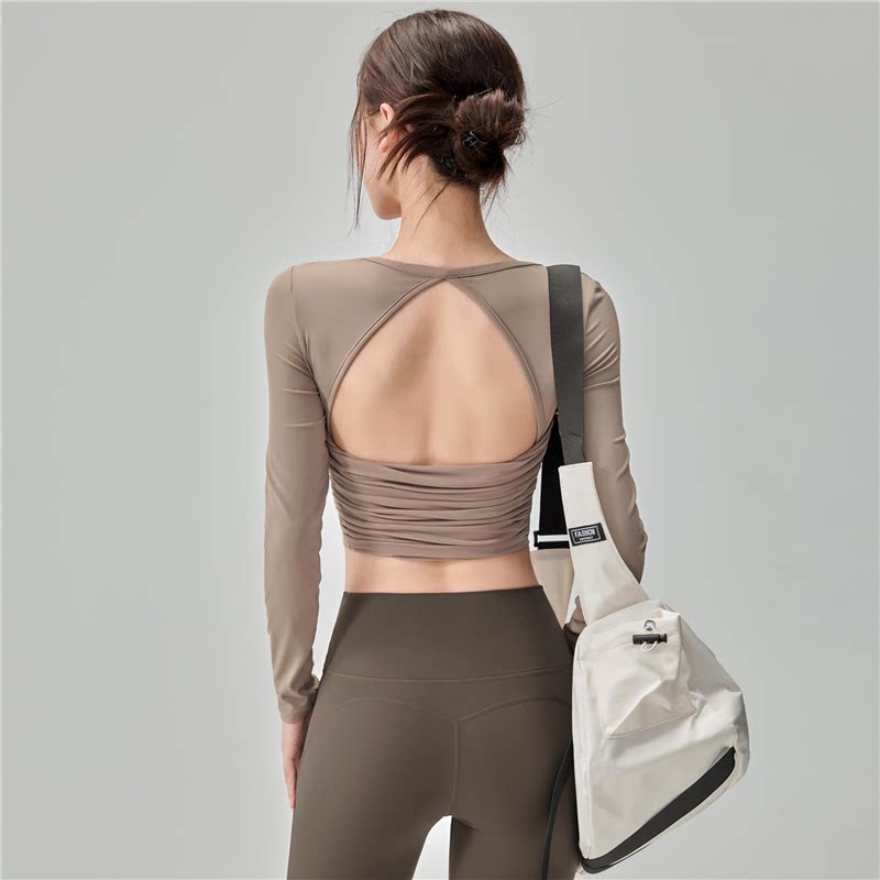 Pilates Yoga One - Damski, elegancki top do jogi z
